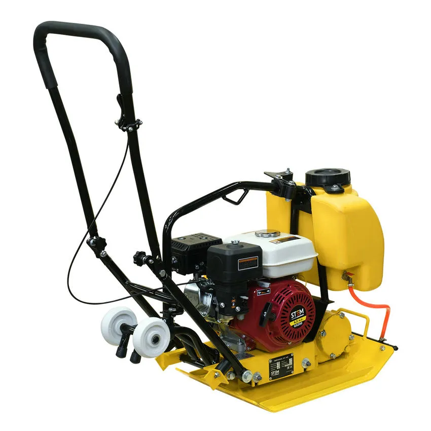 Виброплита STEM SPC 162 (STEM TECHNO GX160, 60 кг, колеса, съемная ручка, бак для воды)