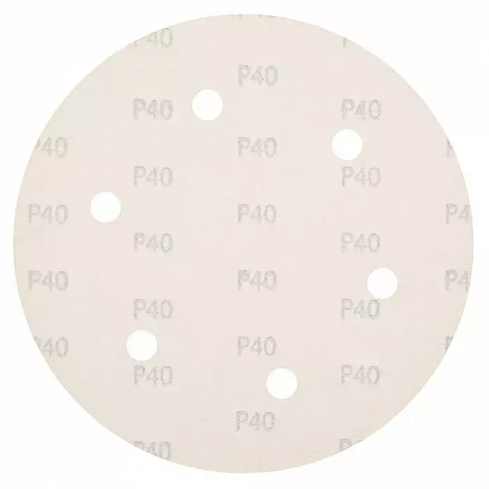 Абразивный круг SCHTAER GRIP Paper 225 мм на бумажной основе 6 отверстий 50 шт GRIPPAPER225P040H6-50 для шлифовки