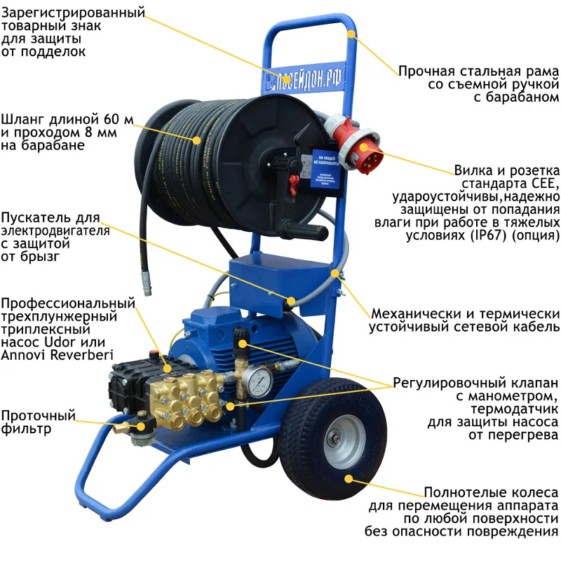 Аппарат Посейдон АВД E5-150-21-Reel-EME