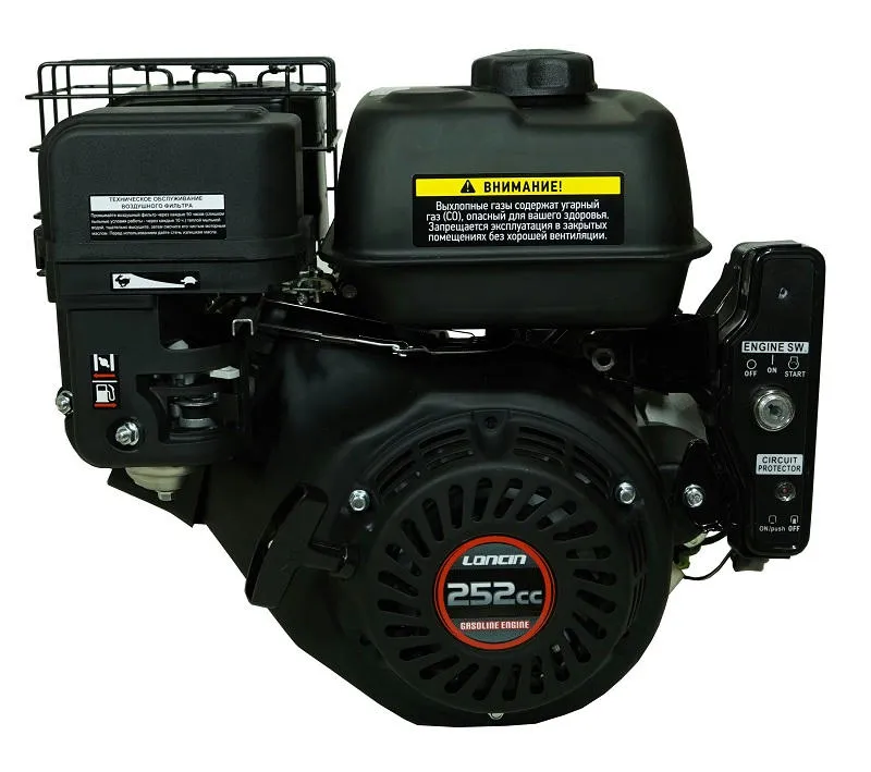 Бензиновый двигатель «Loncin» LC175F диаметр вала -2 (B18 type) D20 5А