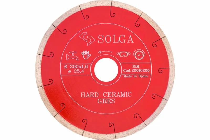Алмазный диск Solga Diamant HARD CERAMICS Ø200 керамогранит
