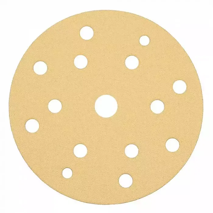 Абразив на бумажной основе Schtaer 255Abrasive paper 15 отв D=150 Р120 набор 10 шт для шлифовки
