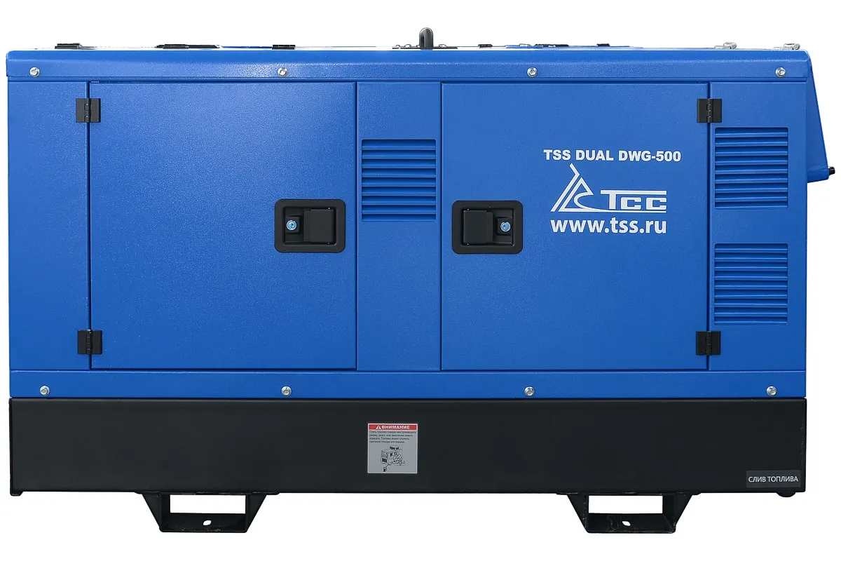 Генератор сварочный дизельный двухпостовой TSS DUAL DWG-500 для профессиональной сварки