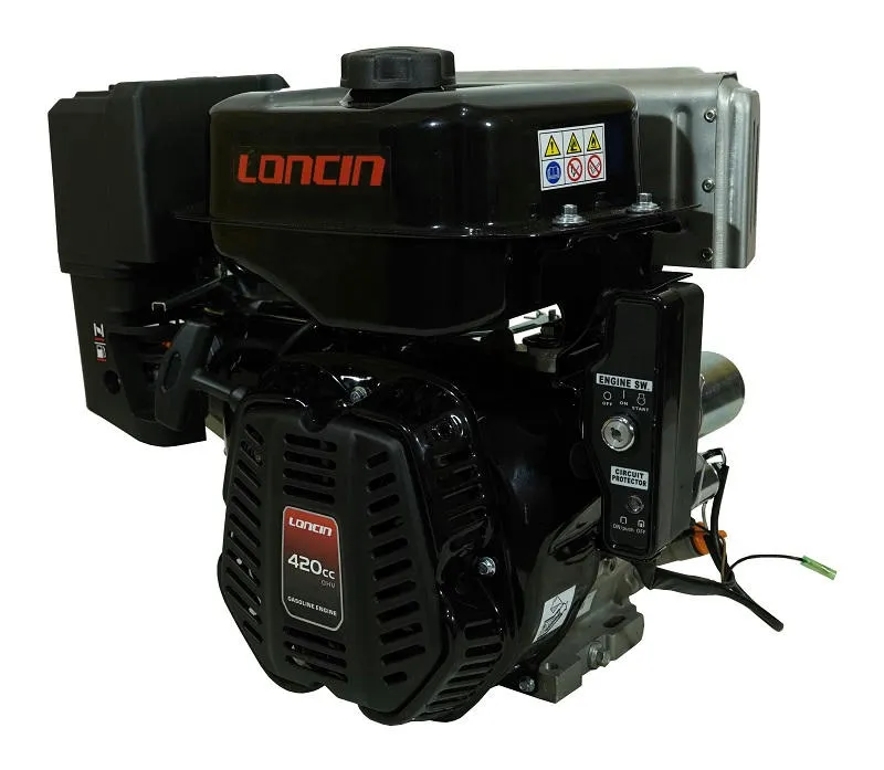 Бензиновый двигатель «Loncin» LC190FDA (A type) диаметр вала 25 (лодочная серия)