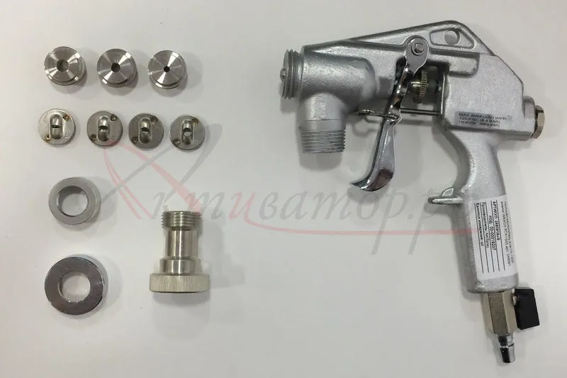 Пистолет-распылитель "AKTISPRAY" AvS-TX-1500 аналог пистолета для RTX-1500 (распыление шпалтевки и текстурных материалов)