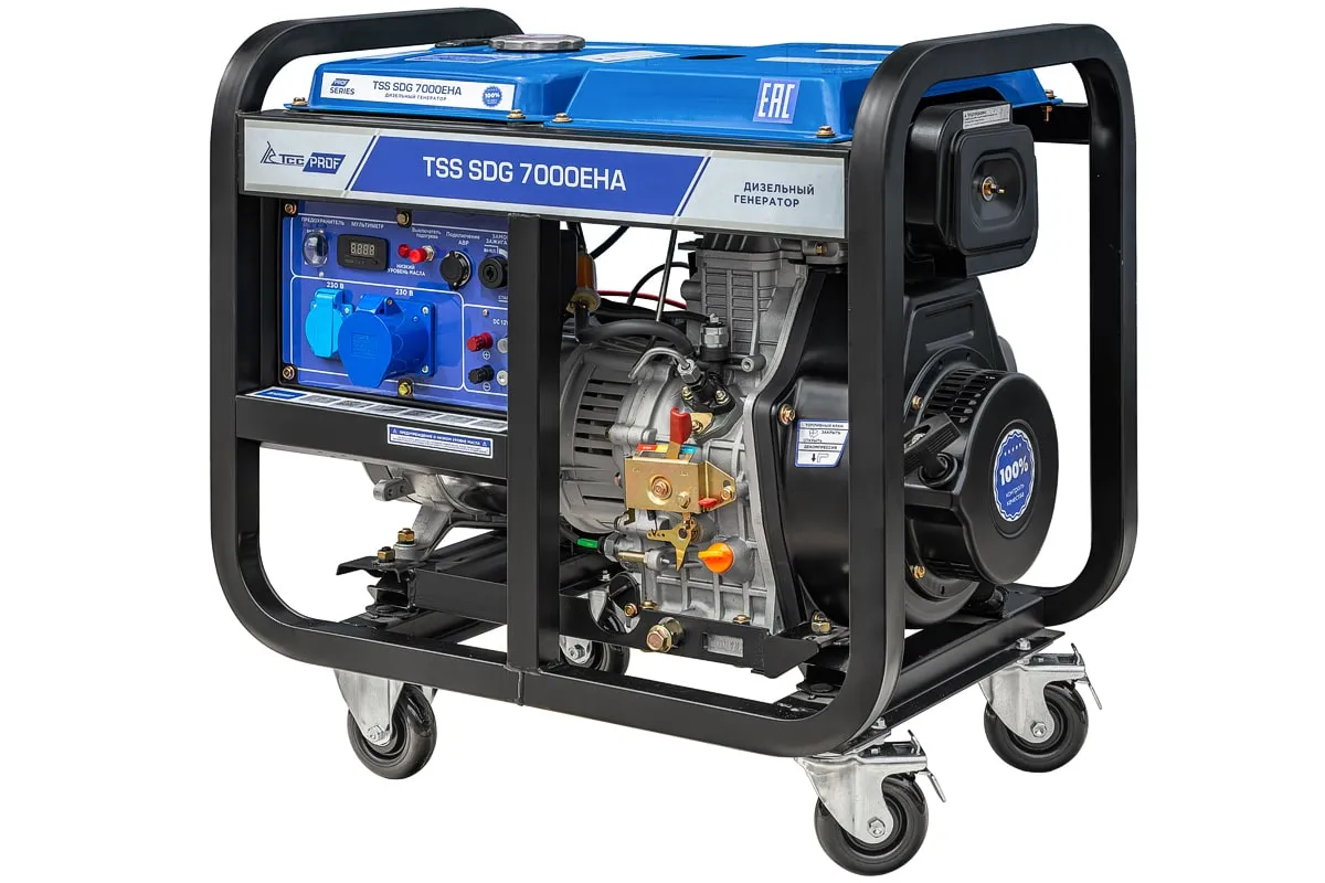 Генератор дизельный TSS SDG 7000EHA для дома и коммерческих помещений