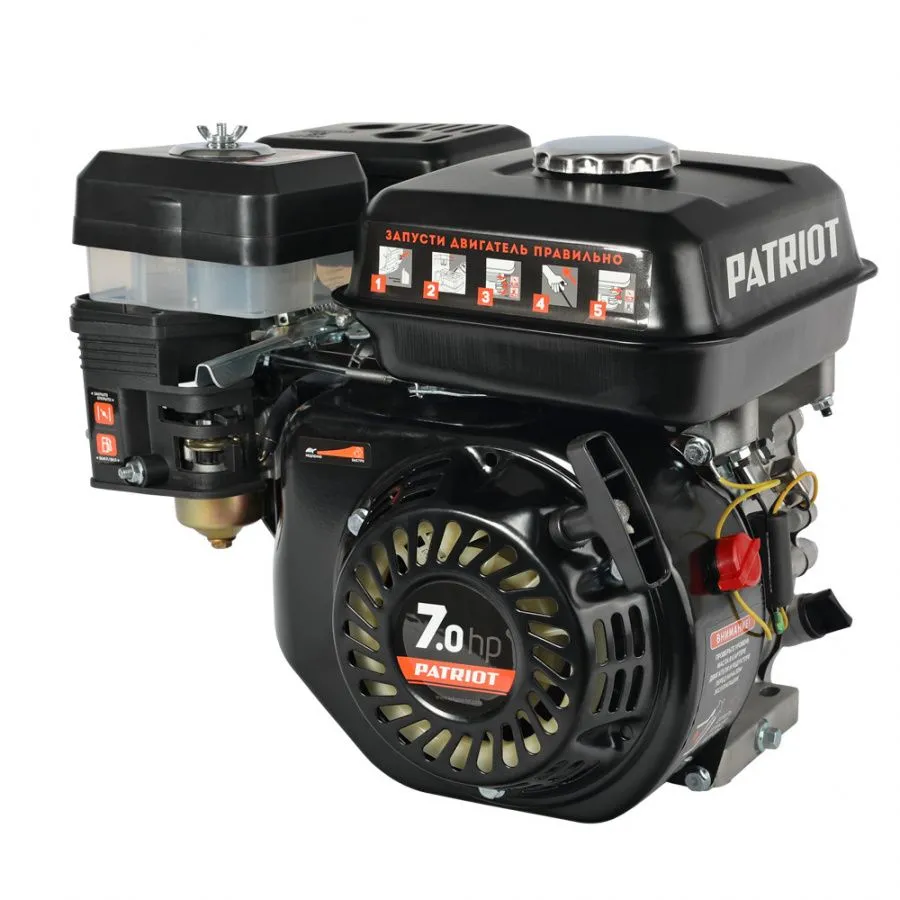 Бензиновый двигатель PATRIOT P170 FC M (маслянный фильтр) мощность 7 л.с.