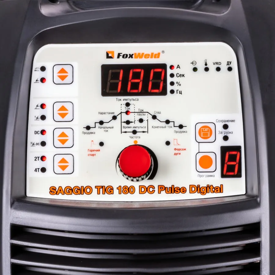Аппарат аргонодуговой сварки TIG 180 DC Pulse Digital "SAGGIO"