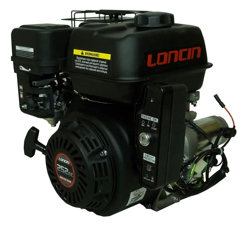 Бензиновый двигатель «Loncin» LC175F диаметр вала -2 (B18 type) D20 5А