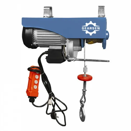 Мини таль PA 220В 600/1200кг, 12/6м комбинированная канатная GEARSEN