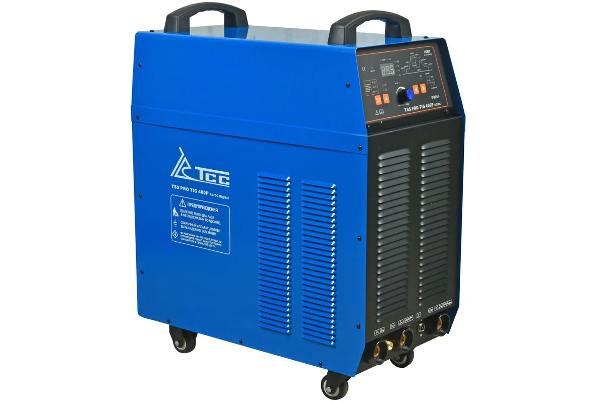 Аппарат сварки TIG алюминия TSS PRO TIG 400P AC/DC Digital для профессиональной TIG сварки