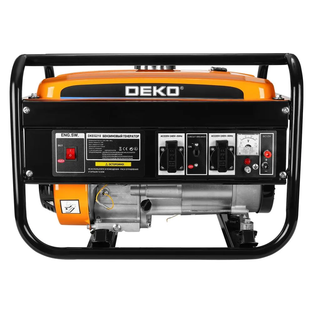 Бензиновый генератор DKEG210, 3,2 кВт "DEKO"