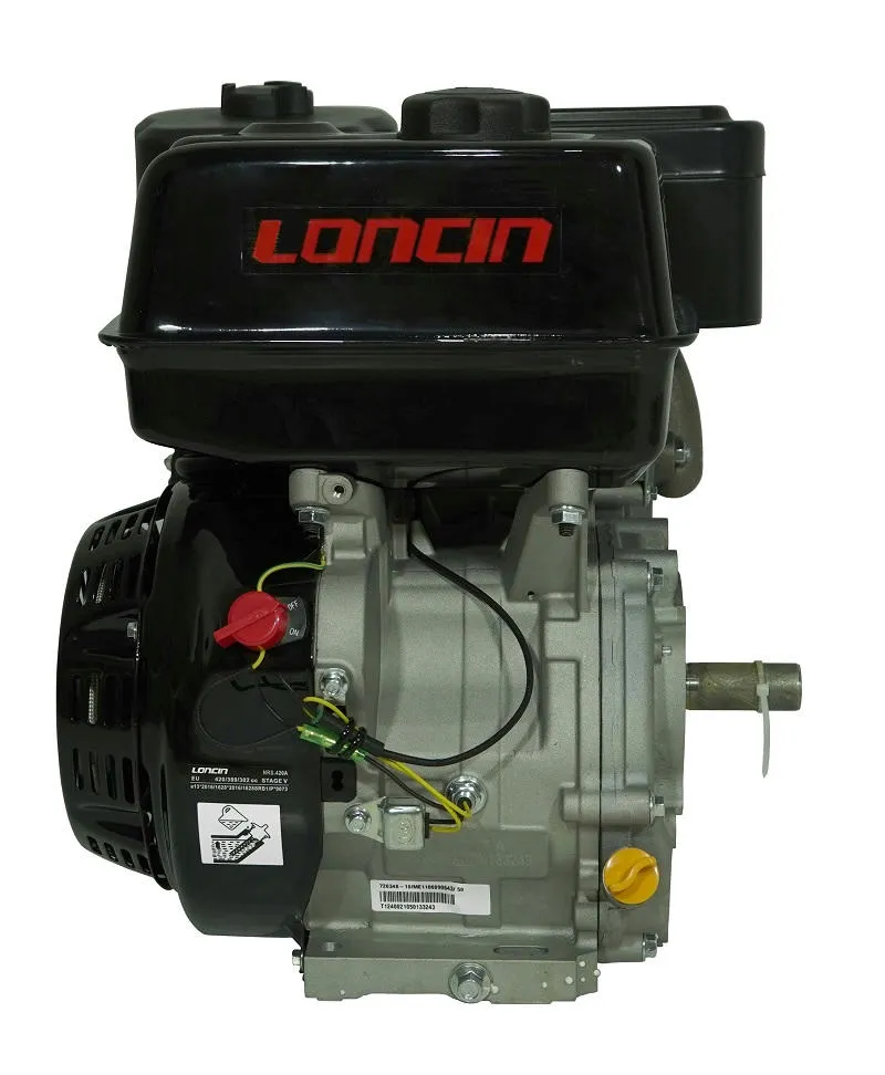 Бензиновый двигатель «Loncin» G420FA (A type) диаметр вала 25