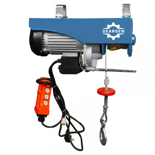 Мини таль PA 220В 600/1200кг, 12/6м комбинированная канатная GEARSEN