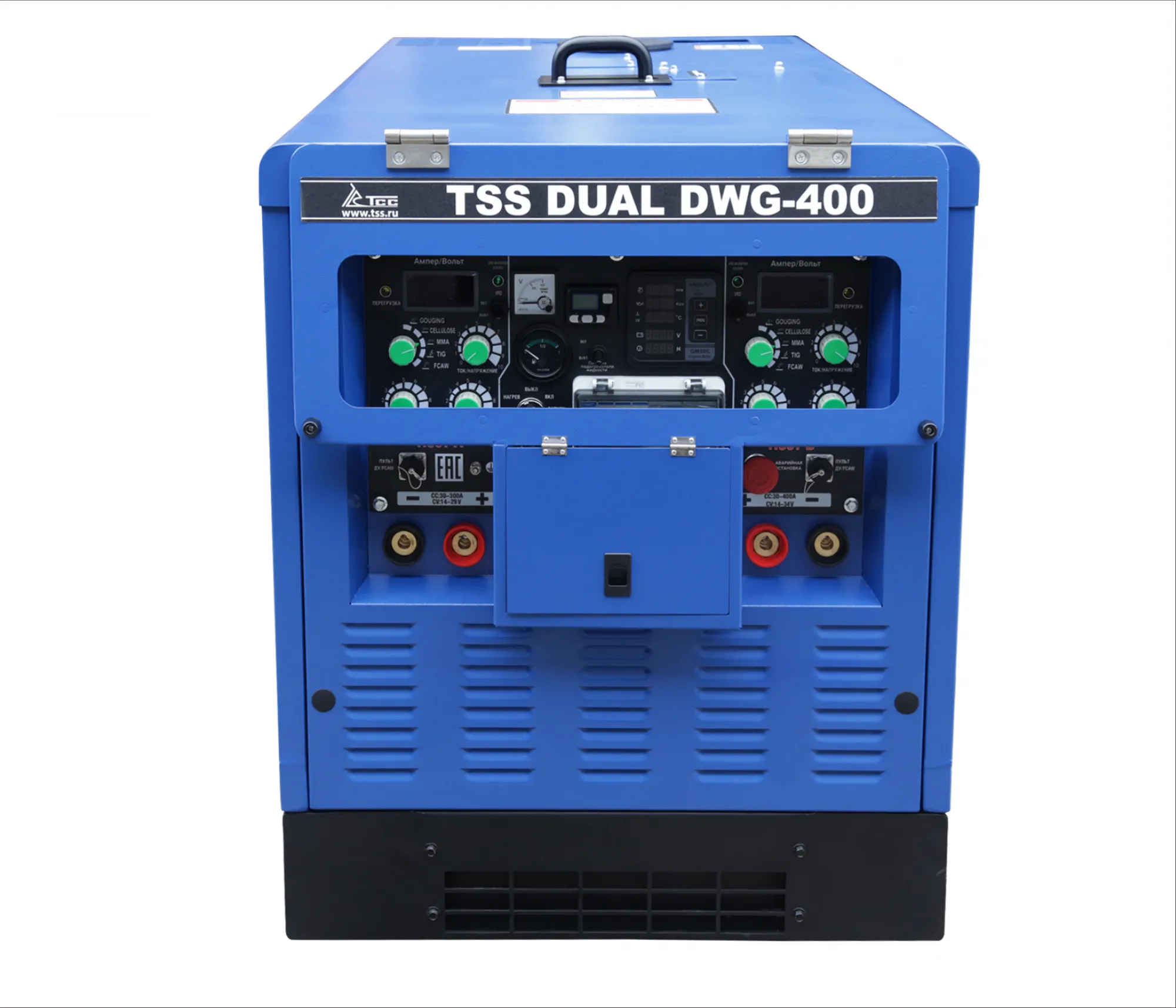 Генератор сварочный дизельный двухпостовой TSS DUAL DWG-400 для строительных и монтажных работ