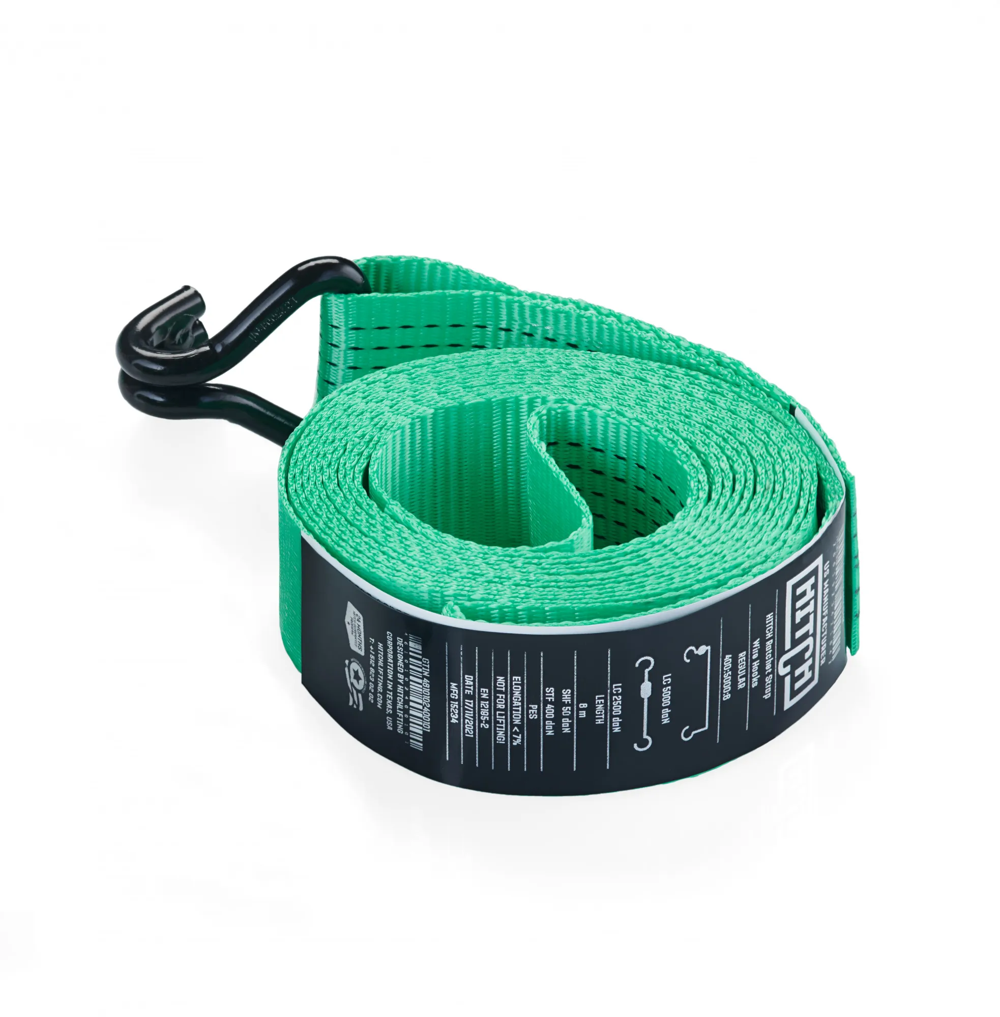 Длинная часть для стяжного ремня HITCH RS REGULAR 750:10000:10 (75мм,STF750DaN, 10T, 9,4М) SZ076146